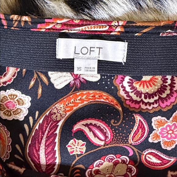 LOFT Multicolor Paisley Maxi Skirt - Picture 3 of 3